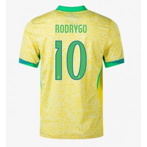 Brazil Rodrygo Goes #10 Domaci Dres Copa America 2024 Kratak Rukavima